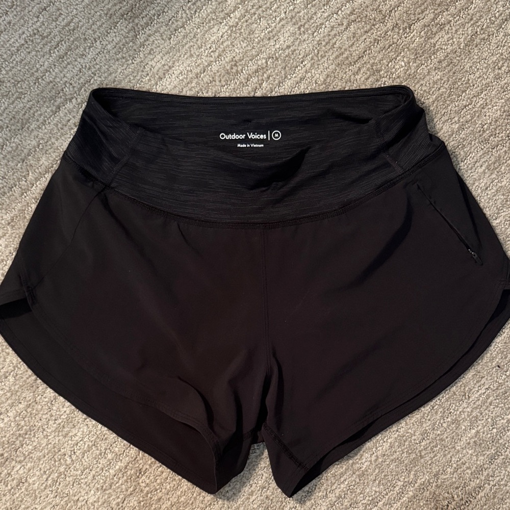 Outdoor Voices Women's Hudson Black Shorts